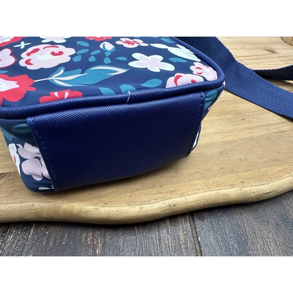 Disney‎ Mickey Mouse Floral Crossbody Bag Pink Navy Blue Spring/Summer - Picture 3 of 5